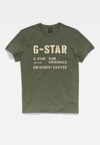 G-Star RAW - Originals raw 2 pack r T-shirt - sartho blue & lt hunter