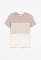Superbalist - Colour block T-shirt - brown 
