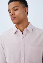 Cotton On - Mayfair long sleeve shirt - rose stripe