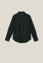 Cotton On - Mayfair long sleeve shirt - vintage pine needle green