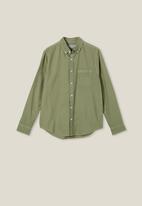 Cotton On - Mayfair long sleeve shirt - vintage sage