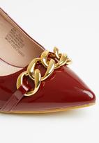Butterfly Feet - Abbi 1 court stiletto heel - red