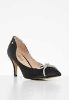 Butterfly Feet - Abbi 2 court stiletto heel - black
