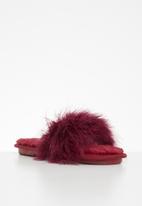 dailyfriday - Debbi open-toe slippers - burgundy
