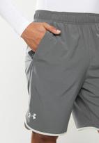Under Armour - Ua hiit woven shorts - pitch grey & modgray