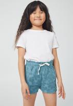 Cotton On - Bronte knit short - teal storm