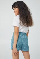 Cotton On - Bronte knit short - teal storm