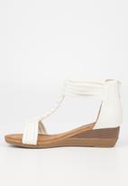 Butterfly Feet - Linah 2 wedge heel - white