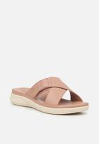 Butterfly Feet - Ella 1 slide sandal - pink