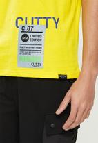 Cutty - Ajax badged regular fit T-shirt - yellow