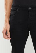 Cutty - Shooter ultra skinny fit basic denim jean - black