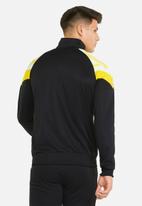 PUMA - BVB Iconic MCS Track Football Jacket  - puma black-cyber yellow