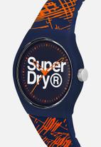 Superdry - Gts urban etch - blue & orange