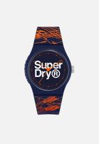 Superdry - Gts urban etch - blue & orange