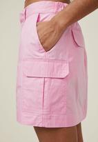 Cotton On - Scout cargo mini skirt - retro pink