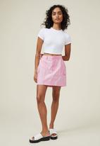 Cotton On - Scout cargo mini skirt - retro pink
