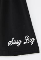 SISSY BOY - Shorts with elasticated shortsband - black