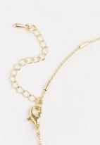 Superbalist - Square charm necklace - gold
