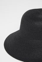 edit - Bridget sun hat - black