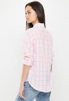 dailyfriday - Check shirt - pink