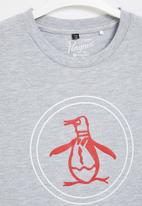Original Penguin - Circle logo short sleeve tee - grey