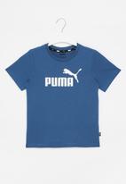 PUMA - Ess logo tee b - lake blue