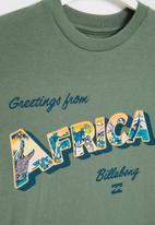 Billabong  - Boys holiday africa short sleeve tee - khaki
