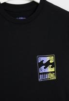 Billabong  - Crayon wave short sleeve - black