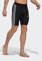 adidas Performance - Techfit 3-Stripes Training Short Tights  - black