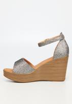 Butterfly Feet - Larah 2 wedge heel - pewter