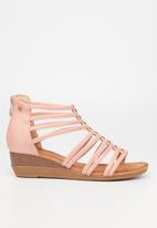 Butterfly Feet - Linah 1 wedge heel - pink