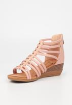 Butterfly Feet - Linah 1 wedge heel - pink