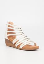Butterfly Feet - Linah 1 wedge heel - white