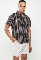 basicthread - Vertical stripe shirt - multi