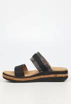 Butterfly Feet - Mieke 2 slide sandal - black