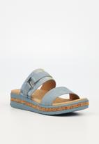 Butterfly Feet - Mieke 2 slide sandal - blue