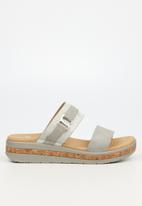 Butterfly Feet - Mieke 2 slide sandal - grey