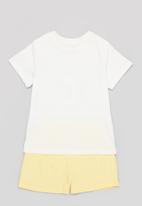 Superbalist - Printed pj set - white & yellow