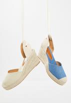 Madison® - Clover espadrille wedge heel - blue
