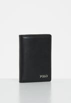 POLO - Trifold wallet - black