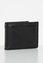 POLO - Sml multi card and coin wallet - black