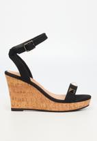Butterfly Feet - Debra 5 wedge heel - black