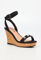 Butterfly Feet - Debra 5 wedge heel - black