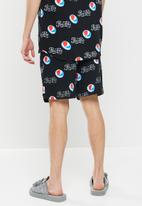 Only & Sons - Onspepsi life license aop shorts - black