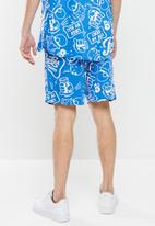 Only & Sons - Onspepsi life license aop shorts - blue