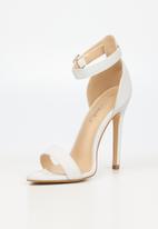 Miss Black - Edge2 stiletto heel - white