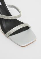 Madison® - Amora mule block heel - silver
