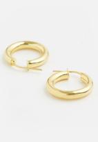 Matter of Fakt - Classic oasis hoops - gold