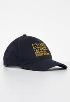 STYLE REPUBLIC - Shane peak cap - navy
