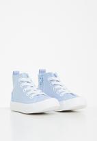 Cotton On - Classic canvas high top trainer - blue 
